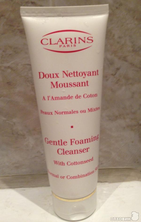 Пенка Clarins Gentle Foaming Cleanser With Cottonseed фото