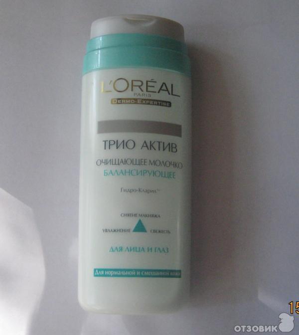 Очищающее молочко LOREAL Трио Актив фото