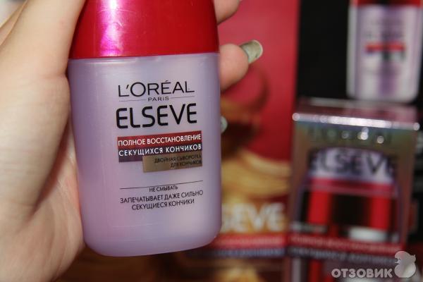 Двойная сыворотка L'OREAL elseve полное восстановление секущихся кончиков фото