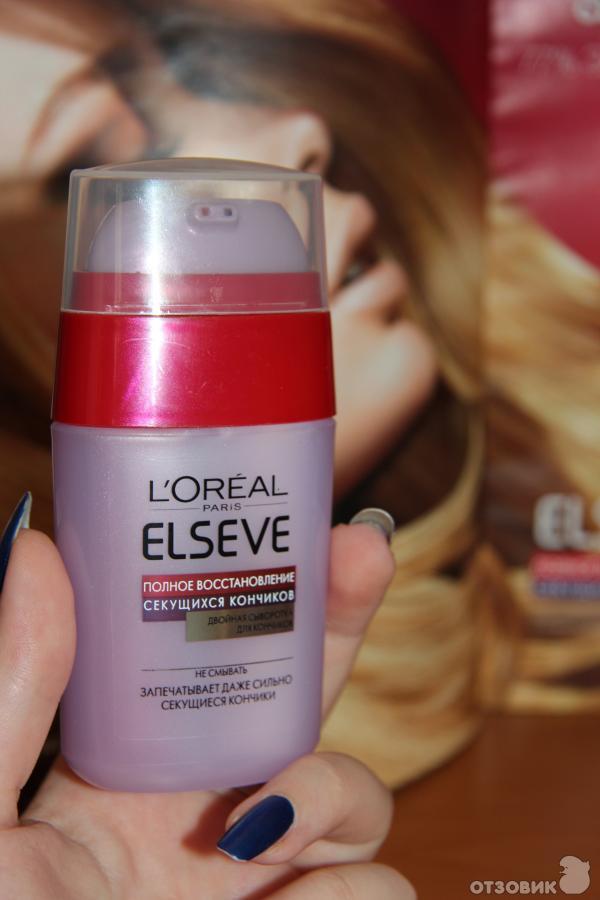 Двойная сыворотка L'OREAL elseve полное восстановление секущихся кончиков фото