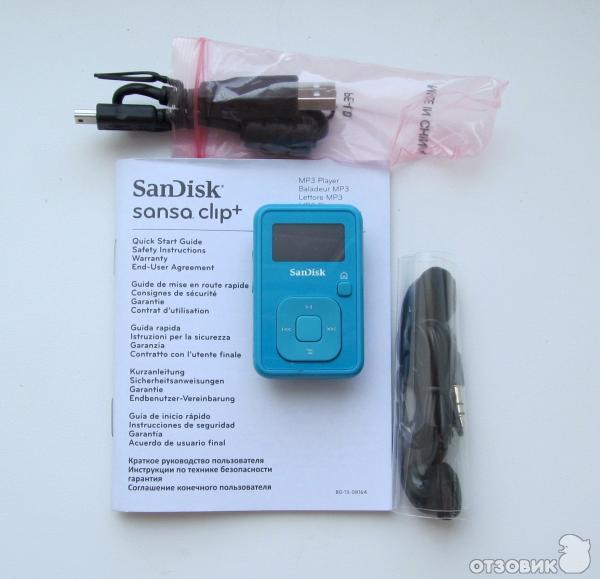 MP3-плеер SanDisk Sansa Clip+ 4GB Teal фото