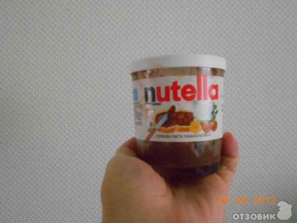 Ореховая паста Ferrero Nutella с добавлением какао фото