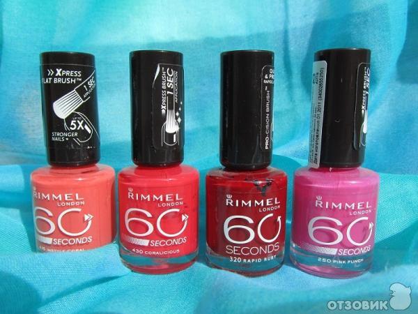 Лак Rimmel 60 seconds