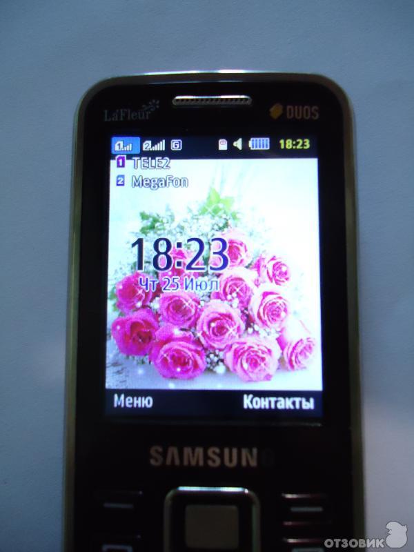 Сотовый телефон Samsung La Fleur GT-C3322 (duos) фото