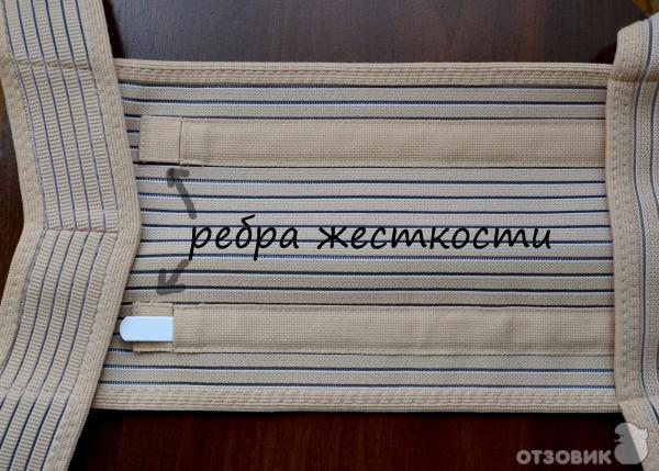 Корректор осанки эластичный с ребрами жесткости Med Textile фото