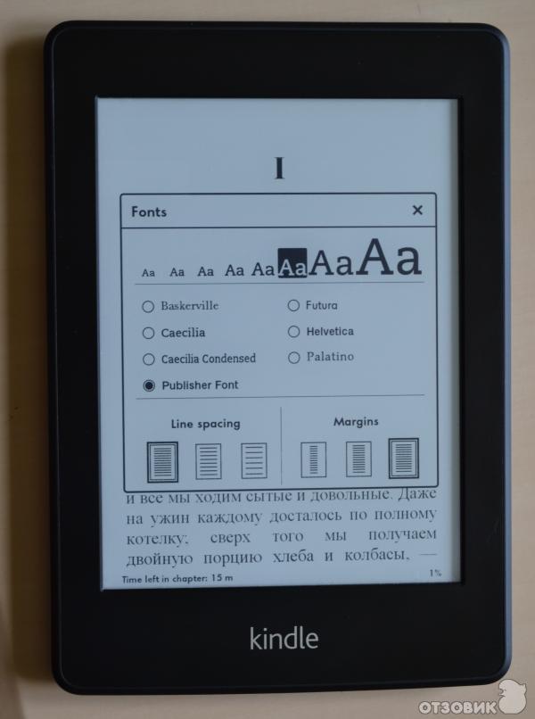 Электронная книга Amazon Kindle Paperwhite фото