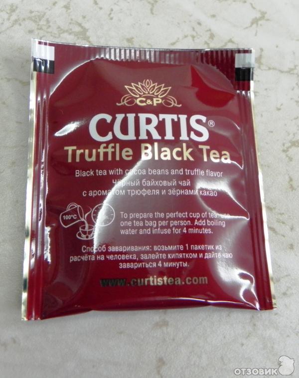 Чай черный Curtis Truffle Black Tea с зернами какао и ароматом трюфеля фото