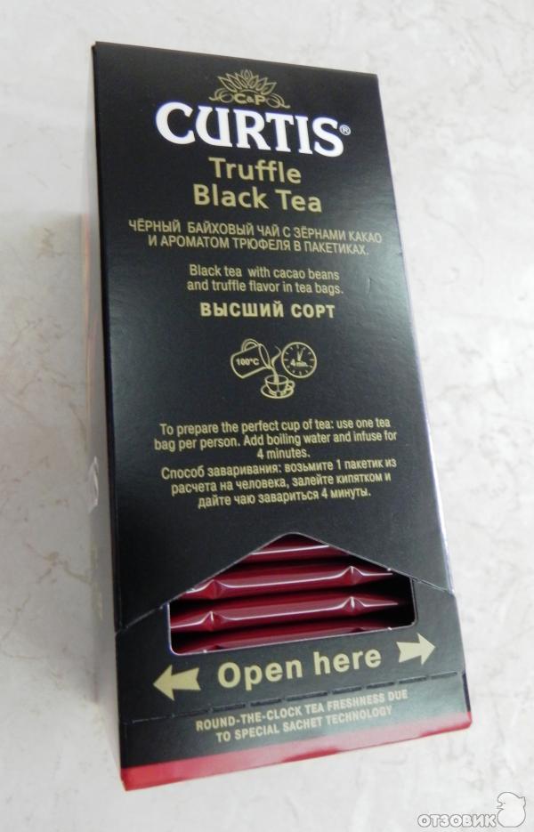 Чай черный Curtis Truffle Black Tea с зернами какао и ароматом трюфеля фото