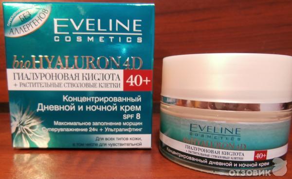 Концентрированный Дневной и ночной крем SPF8 bioHYALURON 4D от EVELINE cosmetics фото