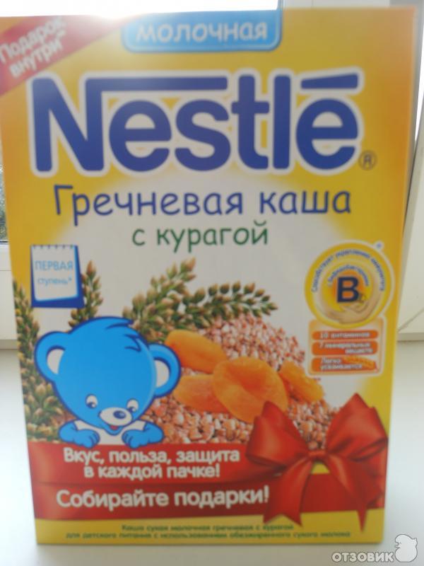 Гречневая каша с курагой Nestle