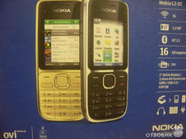 Сотовый телефон Nokia C2 01 фото