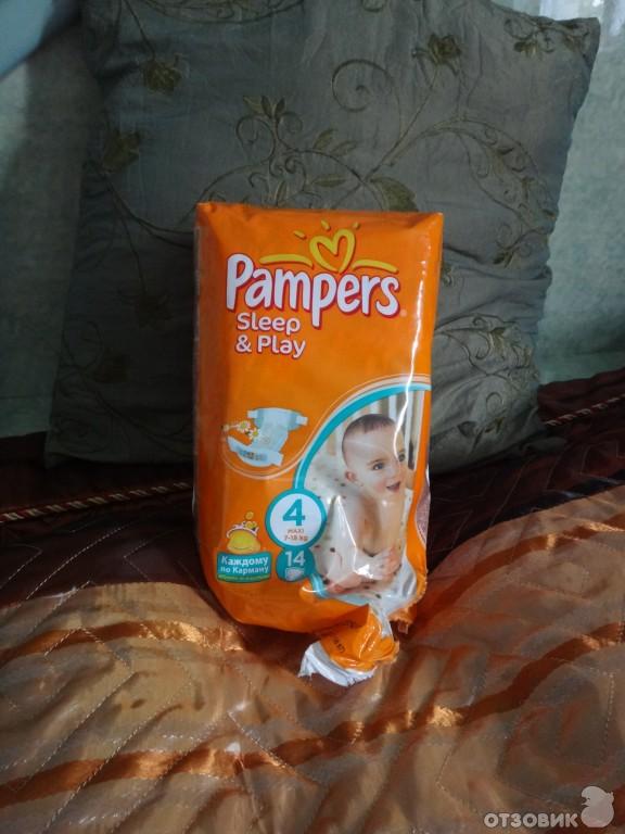 Детские подгузники Pampers Sleep & Play фото