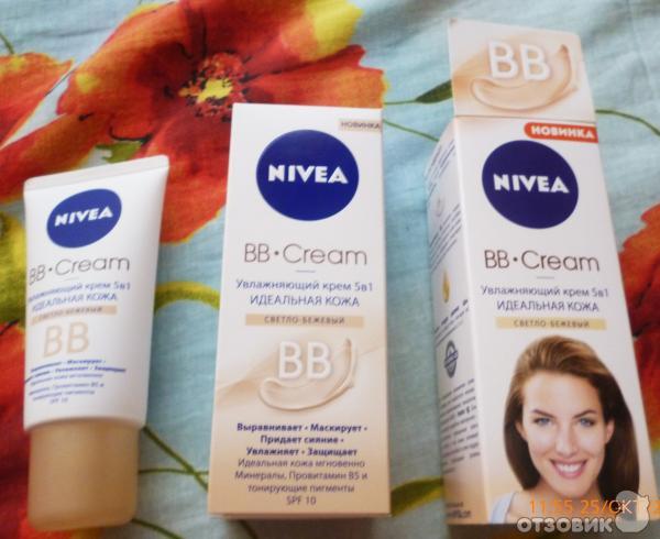 BB крем Nivea Идеальная кожа увлажняющий 5 в 1 фото