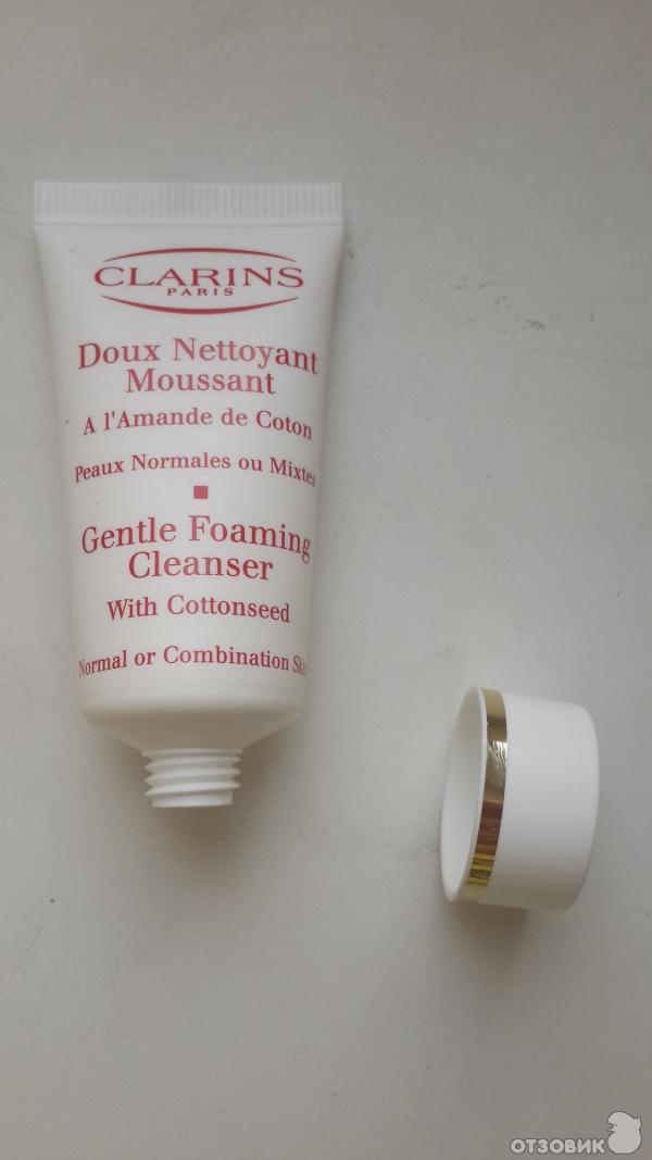 Пенка Clarins Gentle Foaming Cleanser With Cottonseed фото