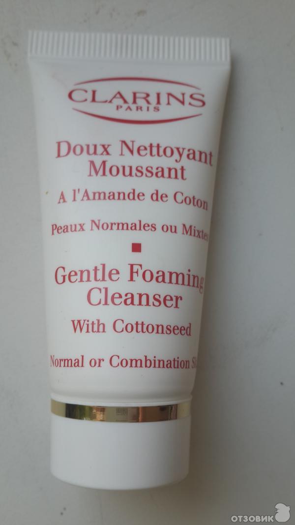 Пенка Clarins Gentle Foaming Cleanser With Cottonseed фото