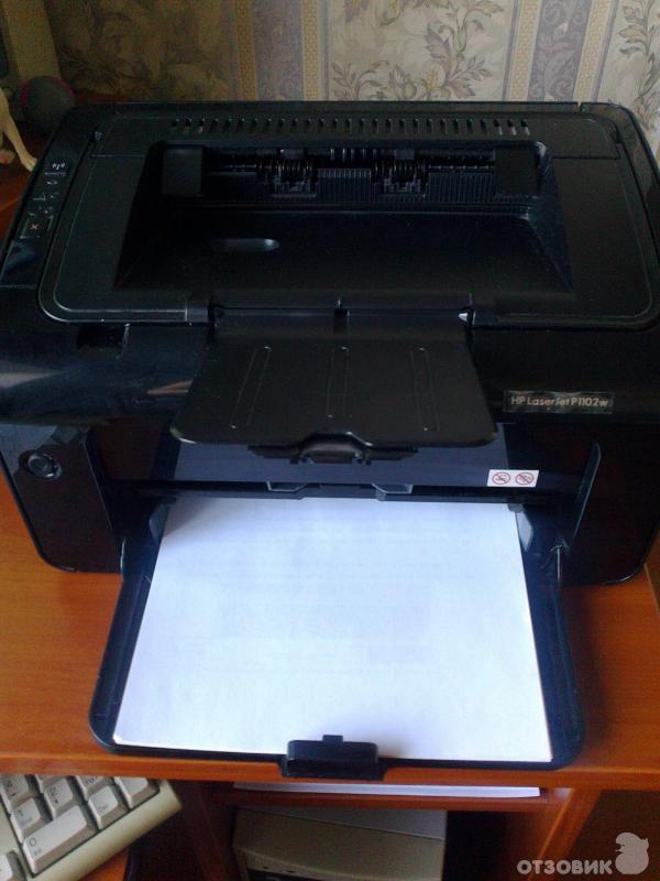 Лазерный принтер HP LaserJet P1102w фото