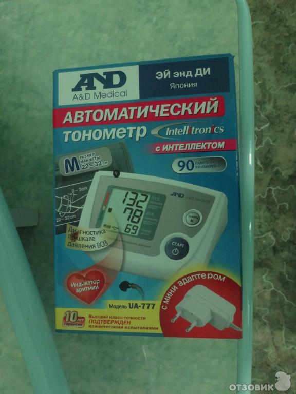 Тонометр автоматический A&D Medical UA-777 фото