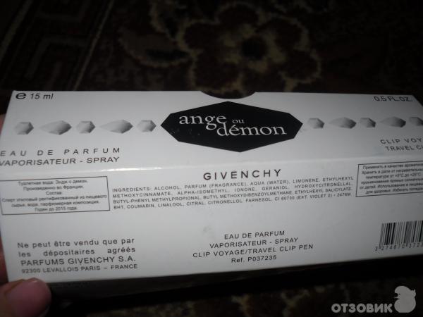 Женский парфюм Givenchy ANGE OU Demon фото