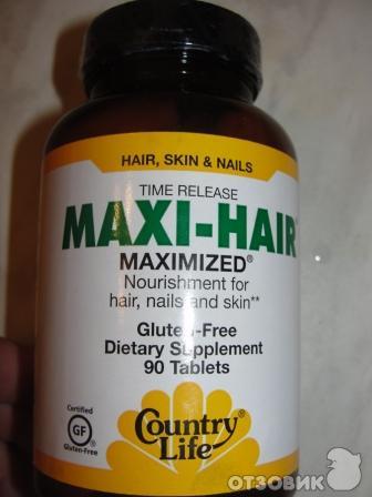 Витамины Country Life Maxi-Hair фото