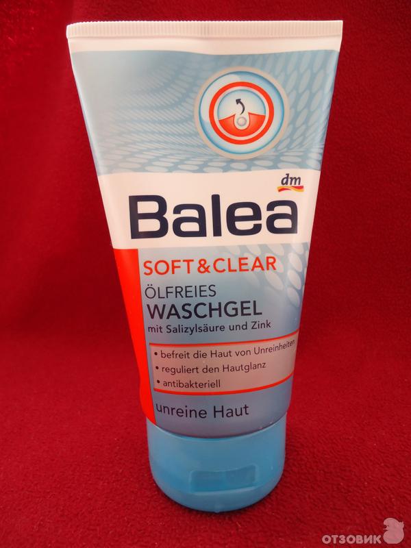 Антибактериальный гель для умывания против камедонов Balea Olfreies Waschgel Young Soft Clear