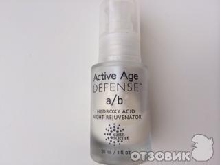 Сыворотка Earth Science, Active Age Defense, A/B Hydroxy Acid Night Rejuvenator, 1 fl oz (30 ml) фото