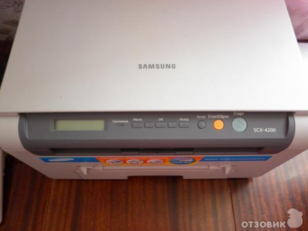 Samsung 4200 отзывы. МФУ Samsung SCX 4200 как включить.