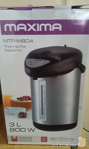 Характеристики Термопот Maxima MTP-M058D. Интернет-магазине бытовой техники "Лау