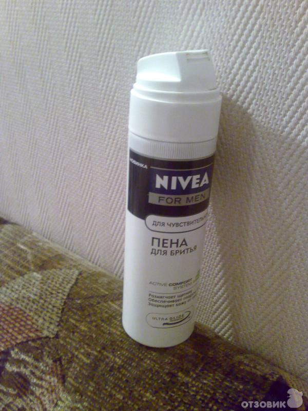 Пена для бритья Nivea for Men для чувствительной кожи фото